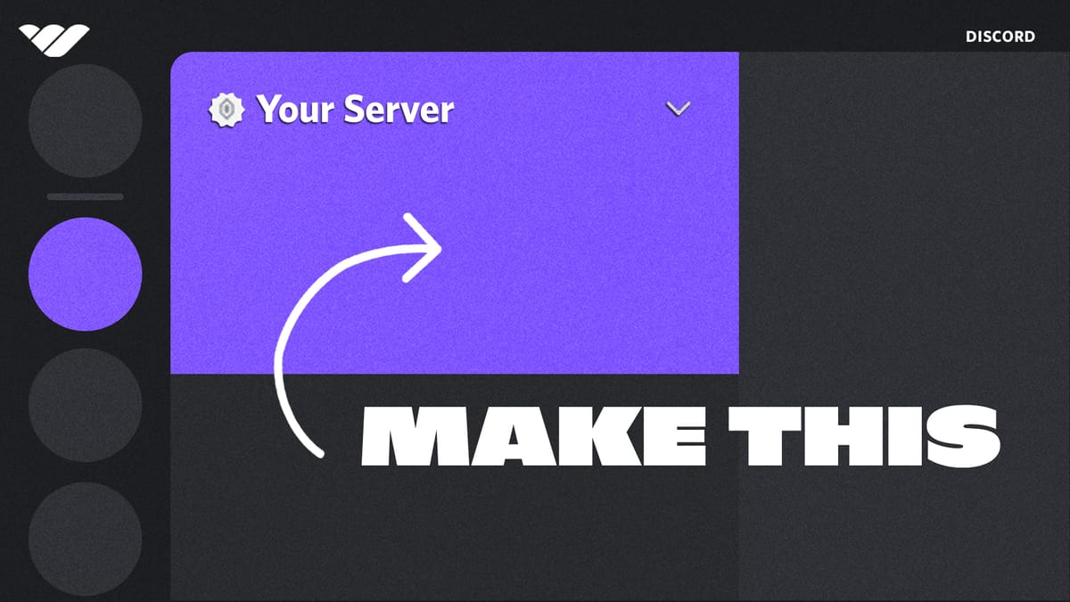 how to give your discord server a banner?